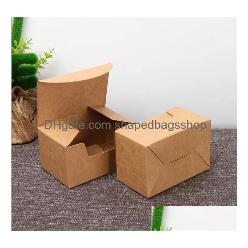 93*57*44mm high quality black cardboard kraft paper gift box business card packaging box free shipping wb909