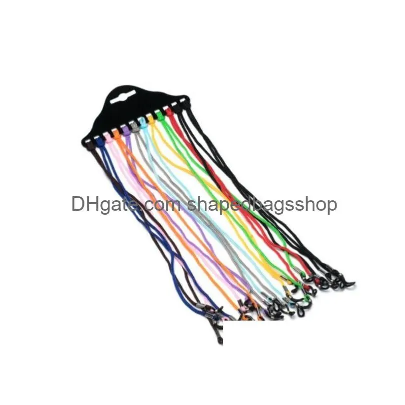 candy color eyeglasses straps sunglasses chain anti-slip string glasses ropes band cord holder fast shipping#3489115