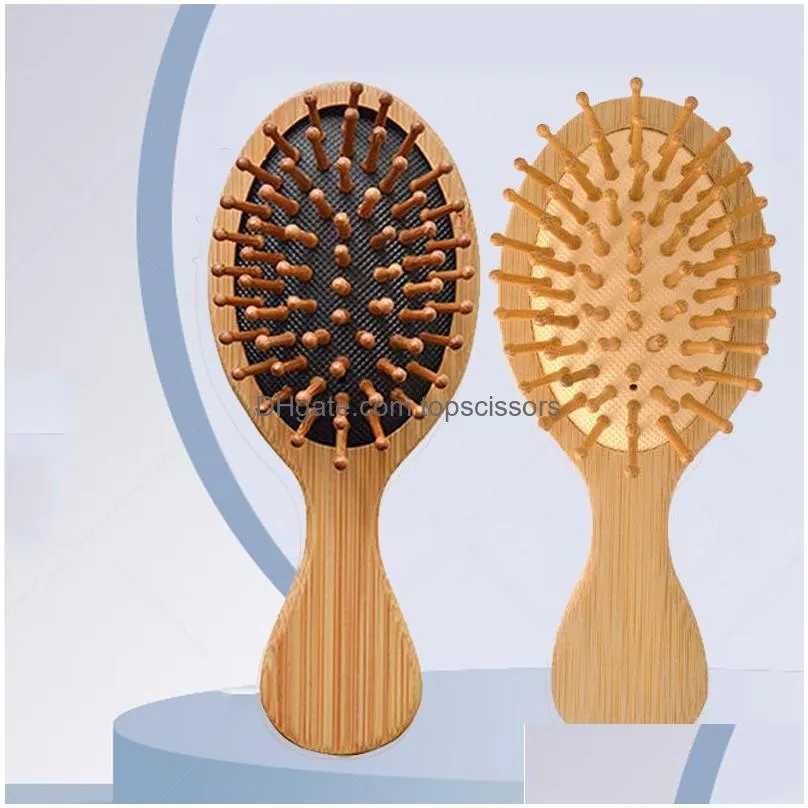 Air cushion Comb Hairdressing Wood Massage Hairbrush