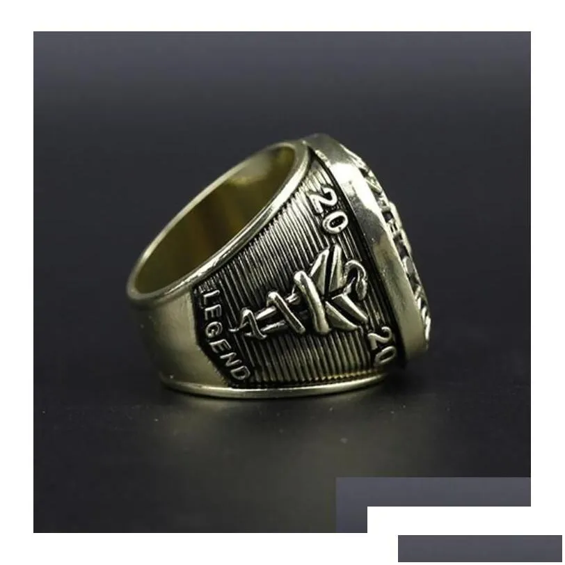 2Pcs 8 24 Bryant Basketball Team Champions Championship Ring With Wooden Box Sport Souvenir Men Fan Gift 2023 Wholesale Drop Delivery