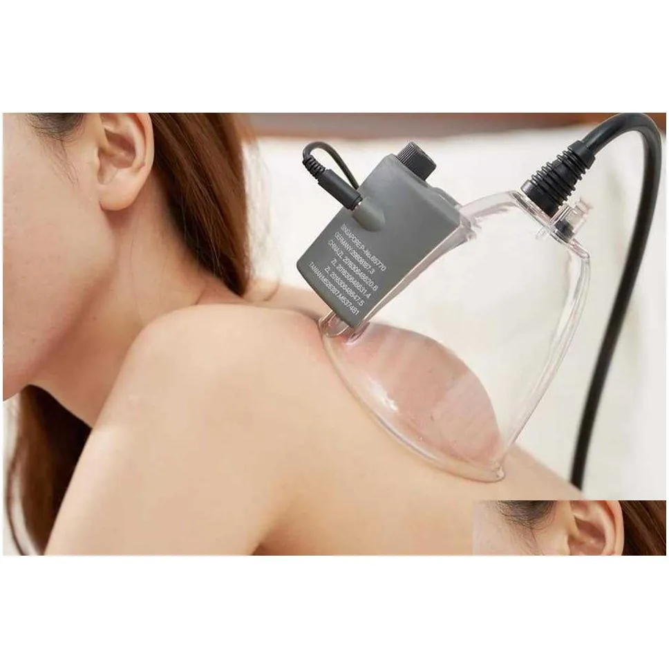 35 cups breast enlargement massager shaping vacuum cavitation system scrapping cupping lifting buttock machine negative