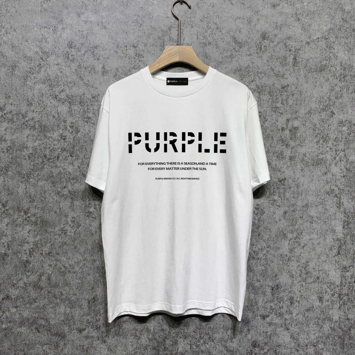 Long term trendy brand PURPLE BRAND T SHIRT short sleeved T-shirt shirtC3Z8