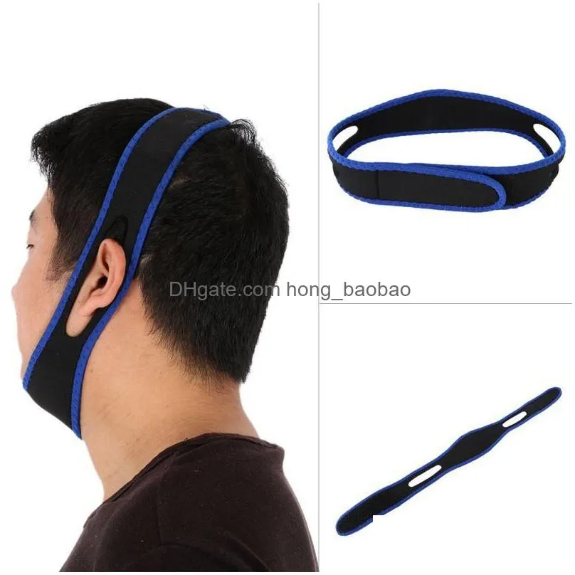 snoring cessation anti snore stop chin strap stopper belt antironquidos nose snoring solution breathing for sleeping1720729