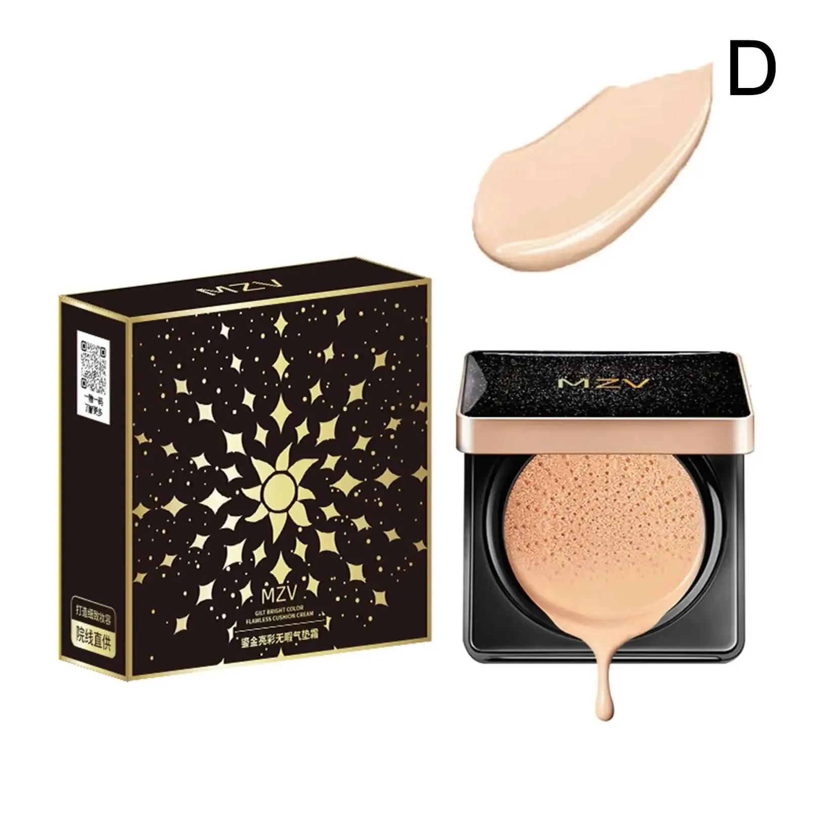 mzv foundation air cushion bb cream oil control waterproof makeup soft base whitening airpermeable face tone concealer 240220
