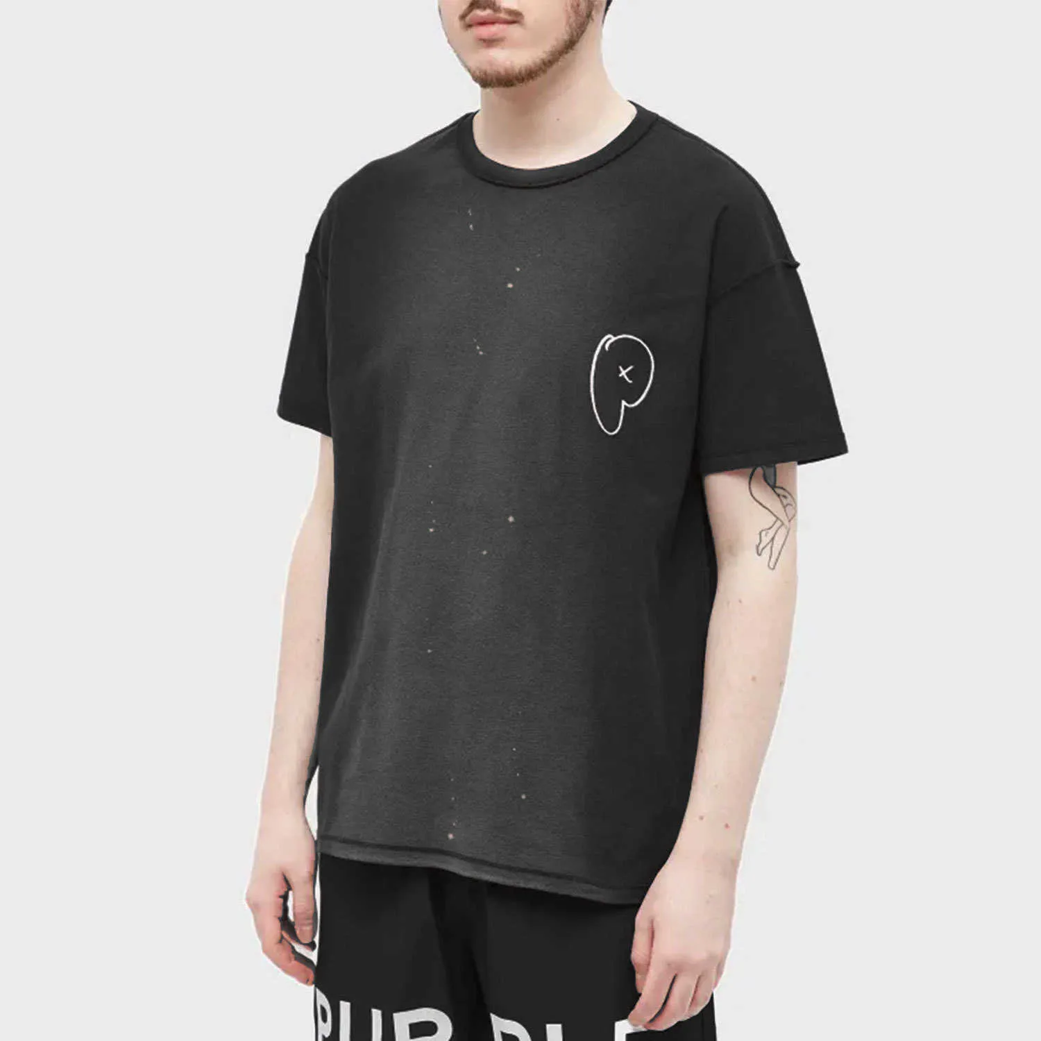 Long term trendy brand PURPLE BRAND T SHIRT short sleeved T-shirt shirtJB20