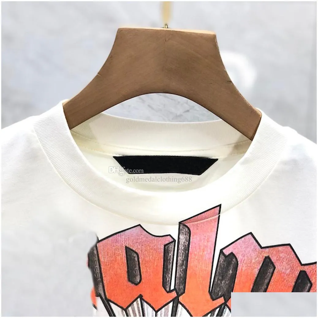 2023 men`s shirts designer t shirt cotton round neck printing quick drying anti wrinkle men spring summer high loose trend short sleeve male