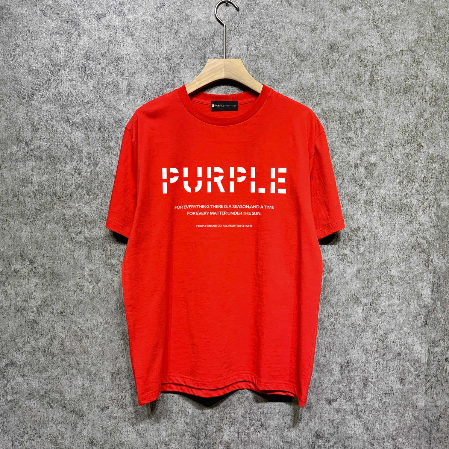 Long term trendy brand PURPLE BRAND T SHIRT short sleeved T-shirt shirtC3Z8