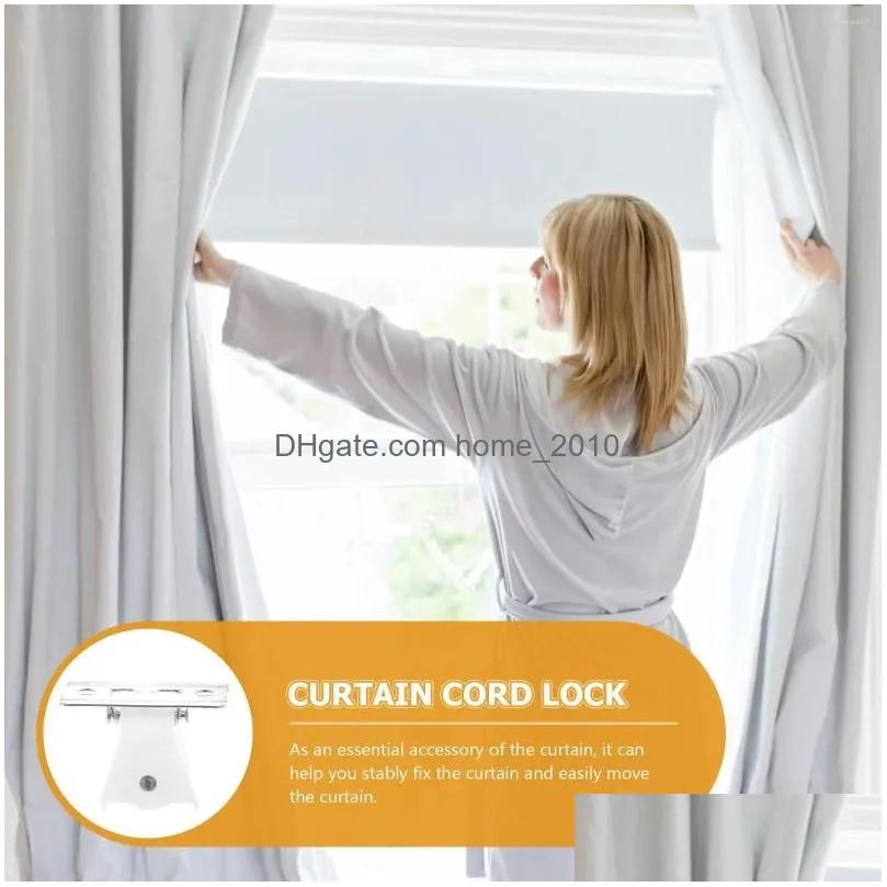 curtain 8 pcs shutter pulley window blinds lock roman shade cord curtains universal track for cloth premium iron delicate