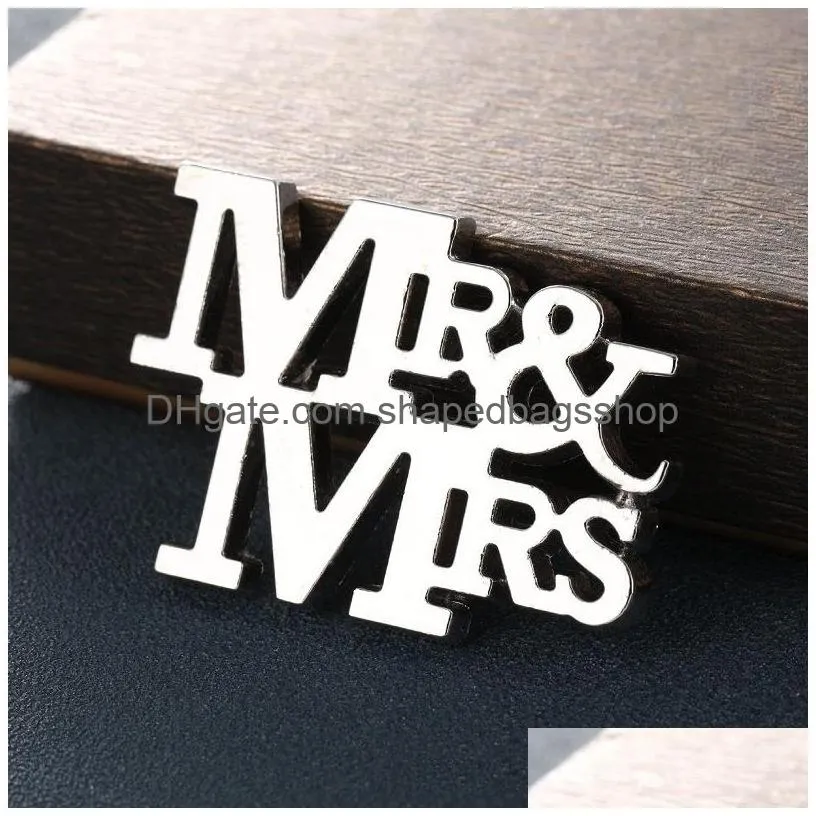 zinc alloy mr & mrs beer bottle opener creative wedding small gifts party favors fast shipping wb718