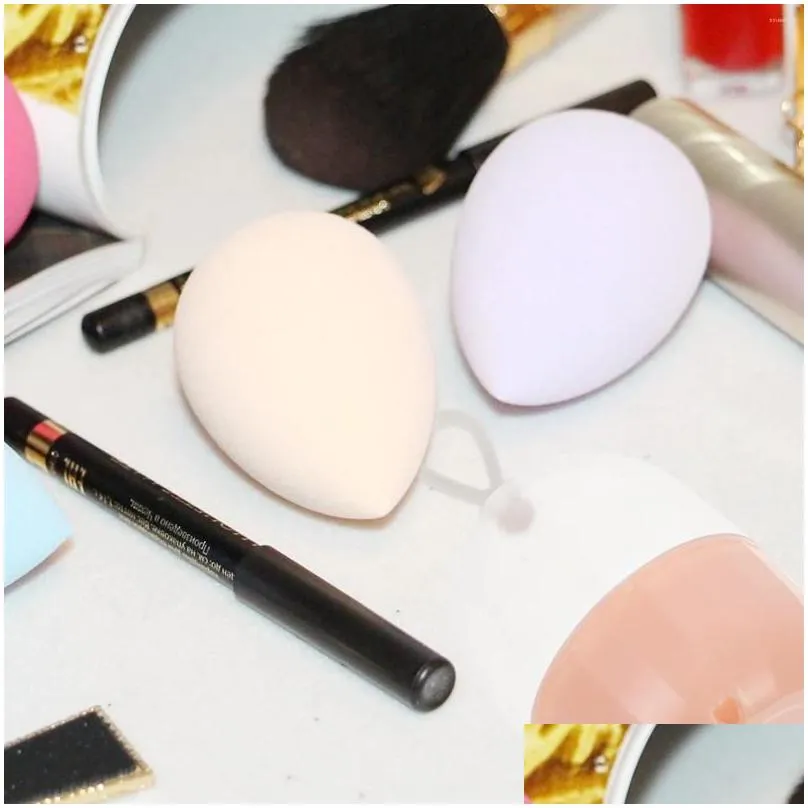makeup brushes 8 pcs egg box beauty storage travel accessories plastic go containers supply