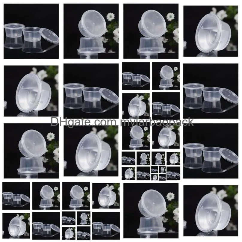 disposable jelly cup mini plastic round pudding cup transparent jello cups with lids jam cup wen6779