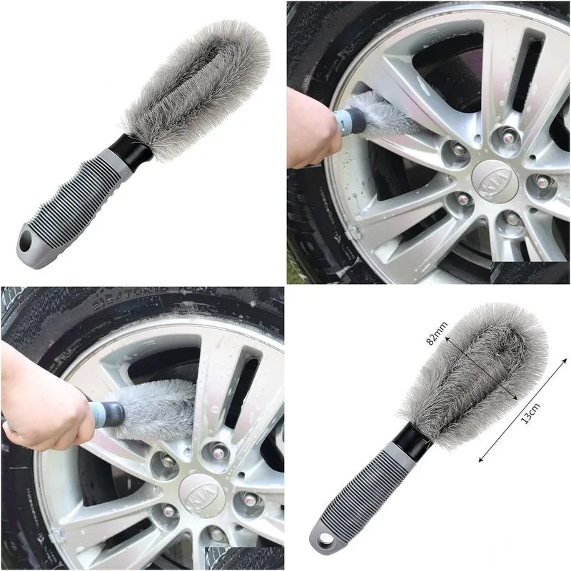 auto care tyre cleaning tool truck wheel tire rim scrub washing car wash brush car-styling useful motorcycle bicycle detailing