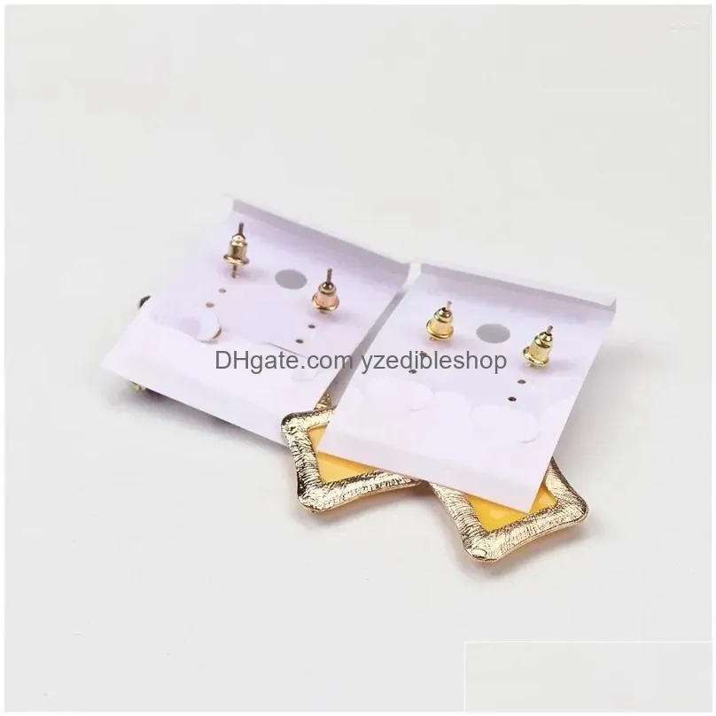 stud earrings 50pair/lot fashion geometry heart love gold silver plated for women mix style party gifts jewelry wholesale