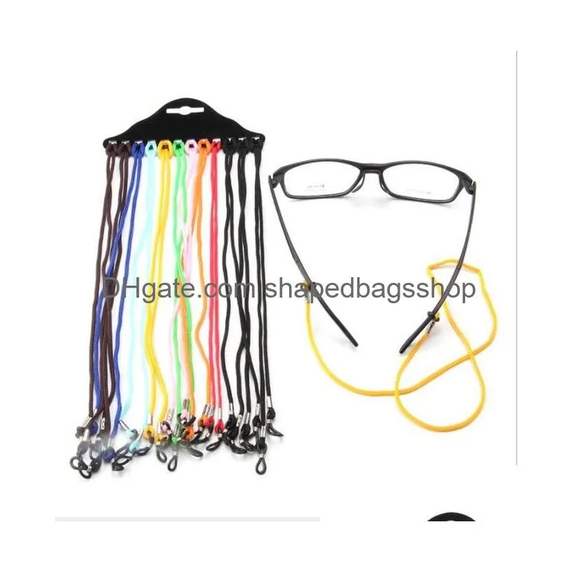 candy color eyeglasses straps sunglasses chain anti-slip string glasses ropes band cord holder fast shipping#3489115