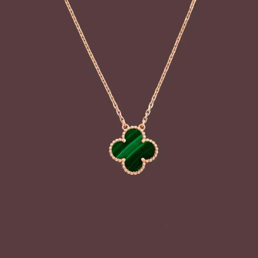 Luxury Fashion Pendant Necklace Women's Elegant 4-flower jewelry Necklace High Quality Necklace Designer Jewelry 18K Gold Plated Cute Girl Gift