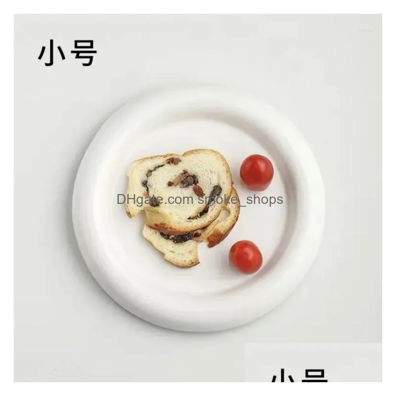 plates korean ins style tableware chubby plate high beauty value network blogger same dessert breakfast jewelry