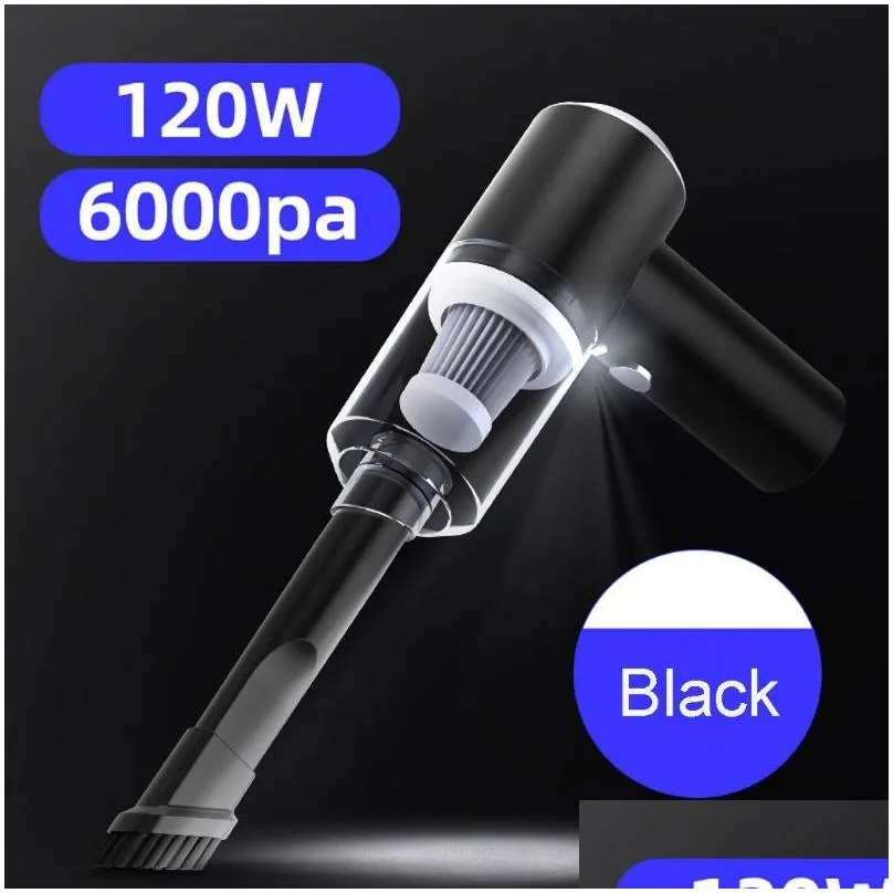 powerful small car vacuum cleaner with permanent led fluorescent lights that do not reduce low noise fast vacuum cleaner