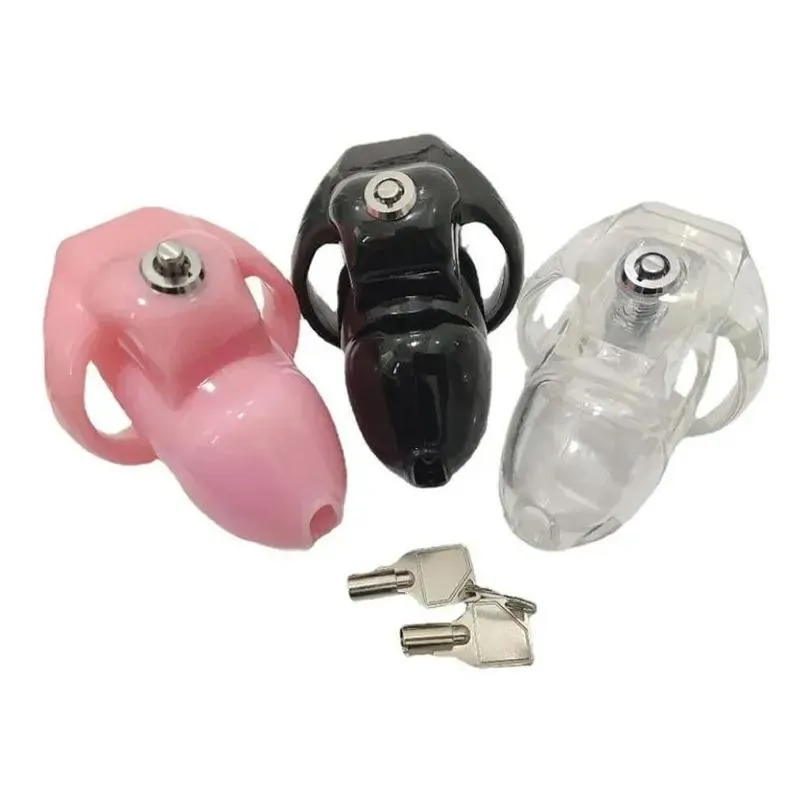 Other Health & Beauty Items Adt Ht-V5 Click Lock Chastity Cage Device Male Penis With 4 Rings Urethral Bondage Belt Toys Drop Delivery Ot2Xr