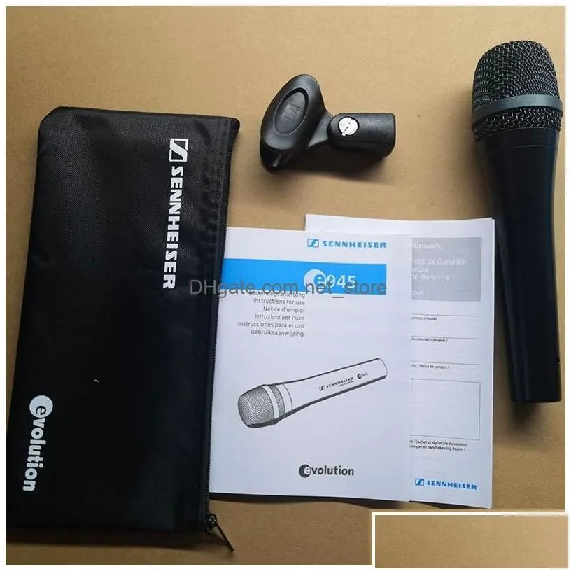 Microphones Professional Dynamic Supercardioid Vocal 945 Wired Podcast Microphone Mic Drop Delivery Electronics A/V Accessories S