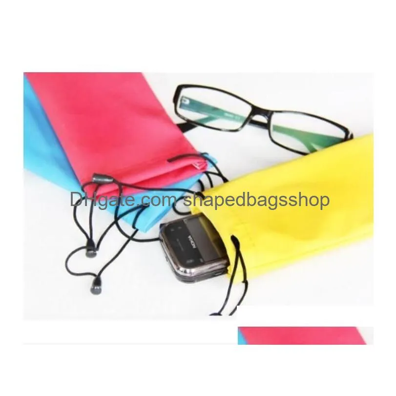 wholesales waterproof sunglasses pouch soft eyeglasses glasses bag case sl13