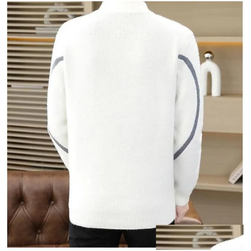 men`s casual warm pullover knitted luxurys sweater male fashion black sweaters desinger comfortable sweaters men trendy oversized coats tops