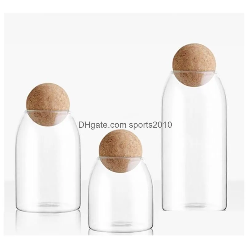 Other Housekeeping & Organization 2.4 Inch Wine Bottle Decanter Cork Stopper Replacement Wooden Glass Jar Lid Ball Xb Drop Delivery Ho Dh1Dn