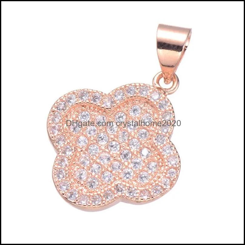 high quality diy jewelry making clover charm for necklace making