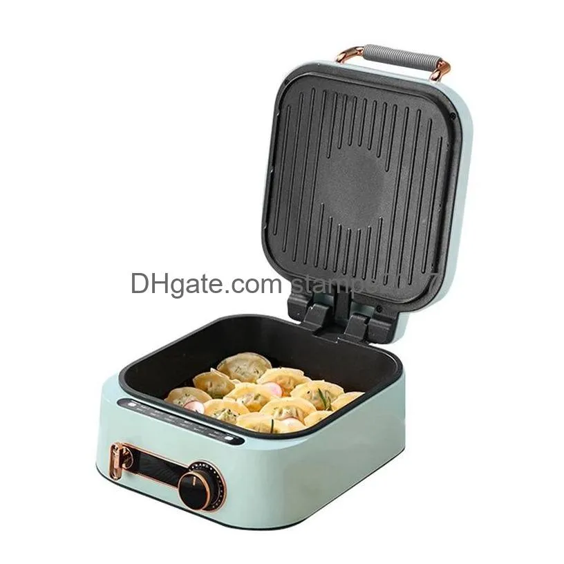 household electric bbq grill baking pan multifunctional pancake deepen double-sided heating frying pancake pan kitchen appliance