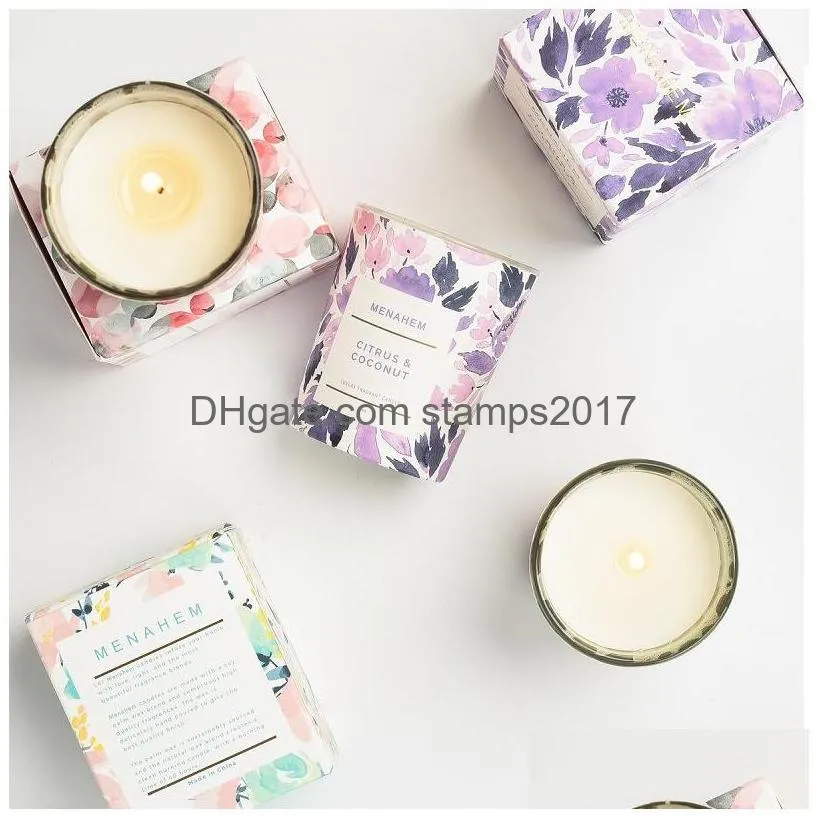 luxury household aroma soy candle gifts handmade smokeless scented candle romantic wedding birthday party home decoration