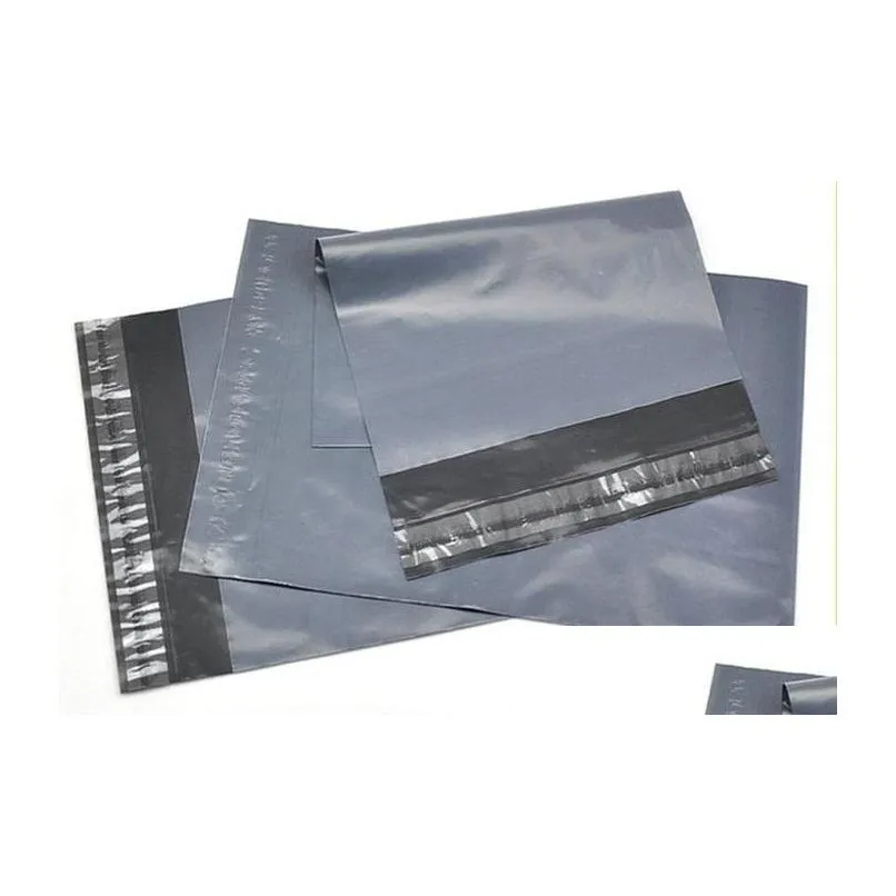 Packing Bags High Quality 17X29Cm Poly Self-Seal Self Adhesive Express Bags Courier Mailing Plastic Bag Envelope Post Postal Mailer Dr Dhim3