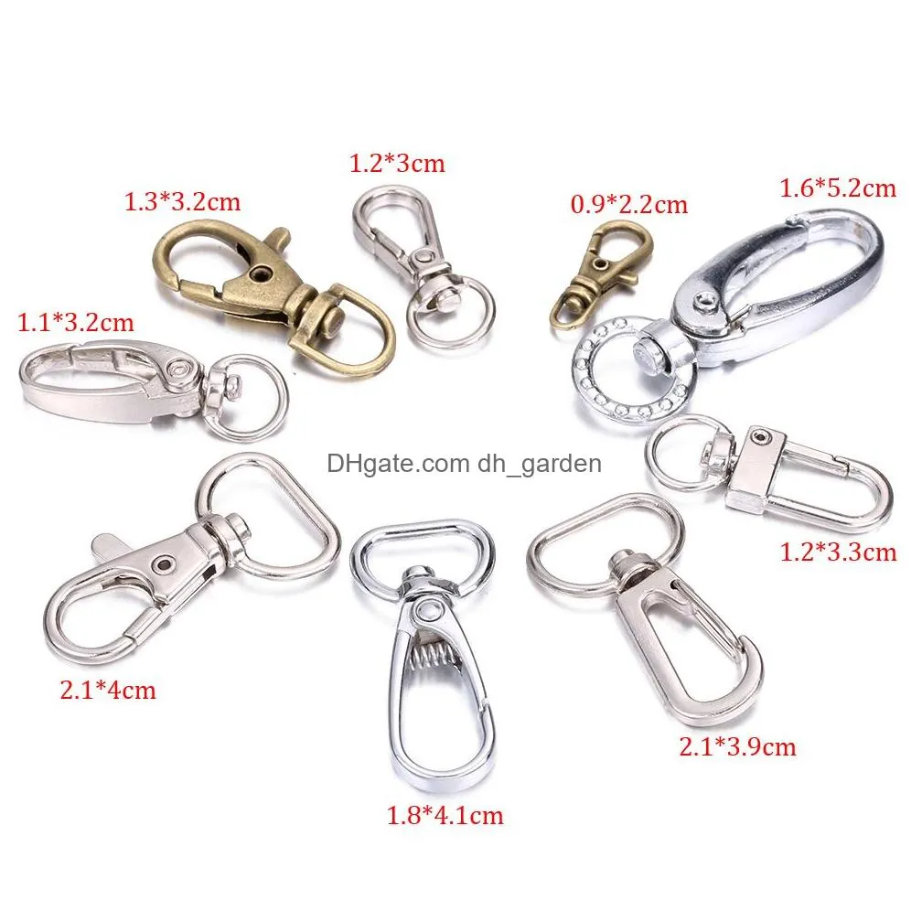 Newest Minimalist Design Style Key Chain For Men Women Sliver Plated Round Key Ring Fit Bag Pendant Car Key Jewelry Charm Diy