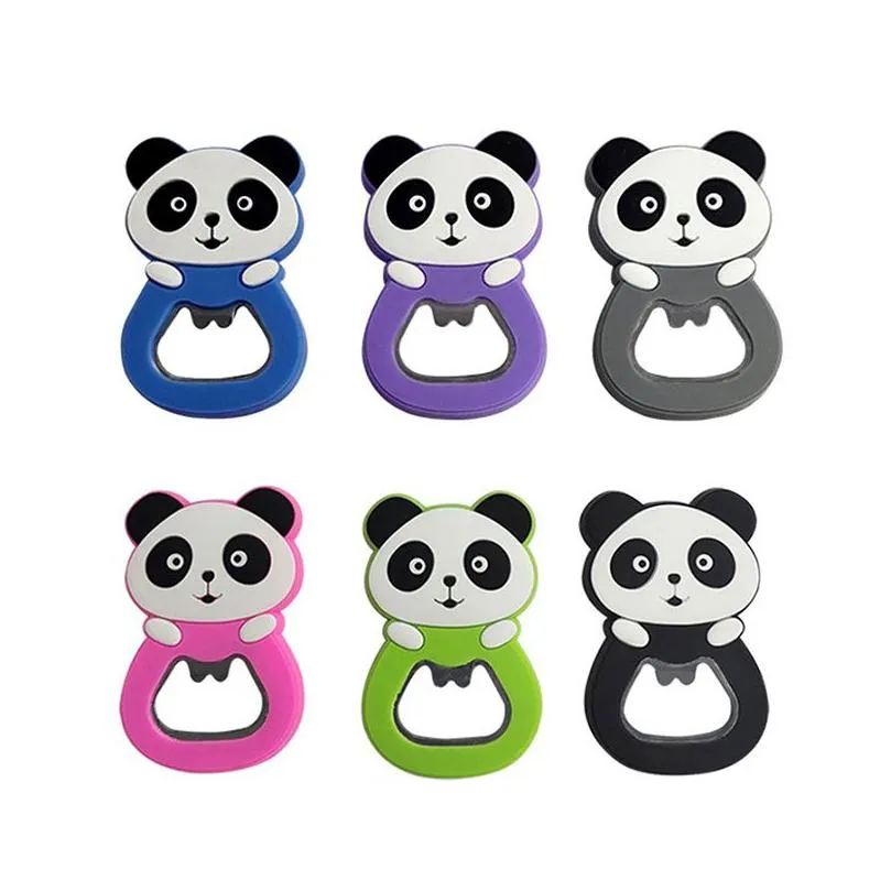 panda bottle opener refrigerator magnets household decoration accessories gift