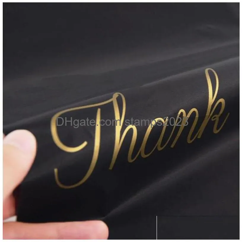 wholesale thank you storage bags logistics packaging courier bag shopping transport mylar postal business mailers