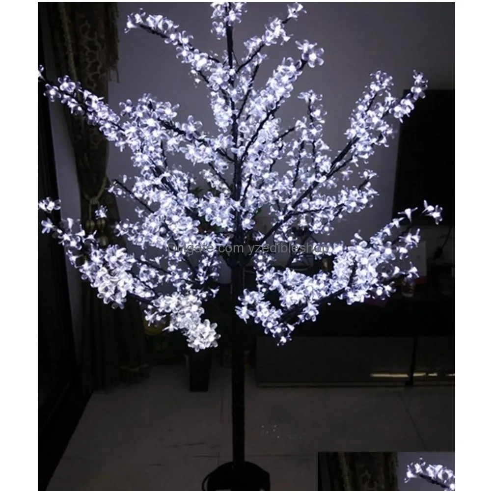 led artificial cherry blossom tree light christmas light 864pcs led bulbs 1.8m height 110/220vac rainproof outdoor use 