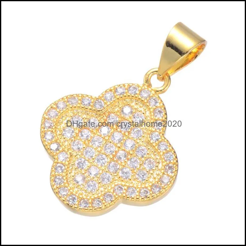 high quality diy jewelry making clover charm for necklace making