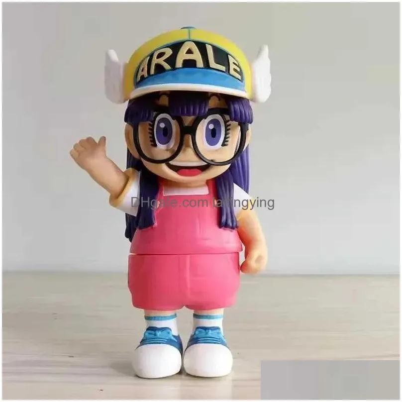 anime manga 20cm anime dr. slump kawaii arale movable figurine model with pvc gk pendant gifts in box collectible figurines gifts for children