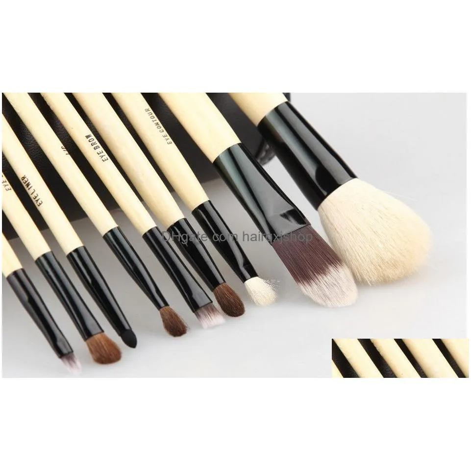 Makeup Brushes Bobi Brown Makeup Brushes Sets Brands 9Pcs Brush Barrel Packaging Kit With Mirror Vs Mermaid9353511 Drop Delivery Healt Dhtbd