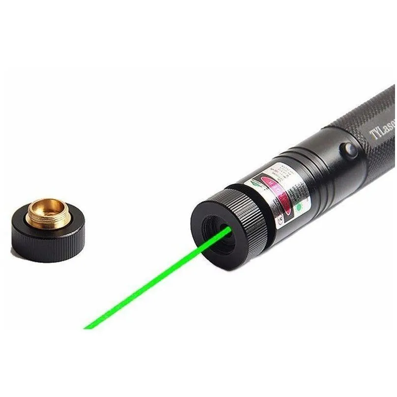 laser pointers 303 green pen 532nm adjustable focus & battery and battery  eu us vc081 0.5w sysr