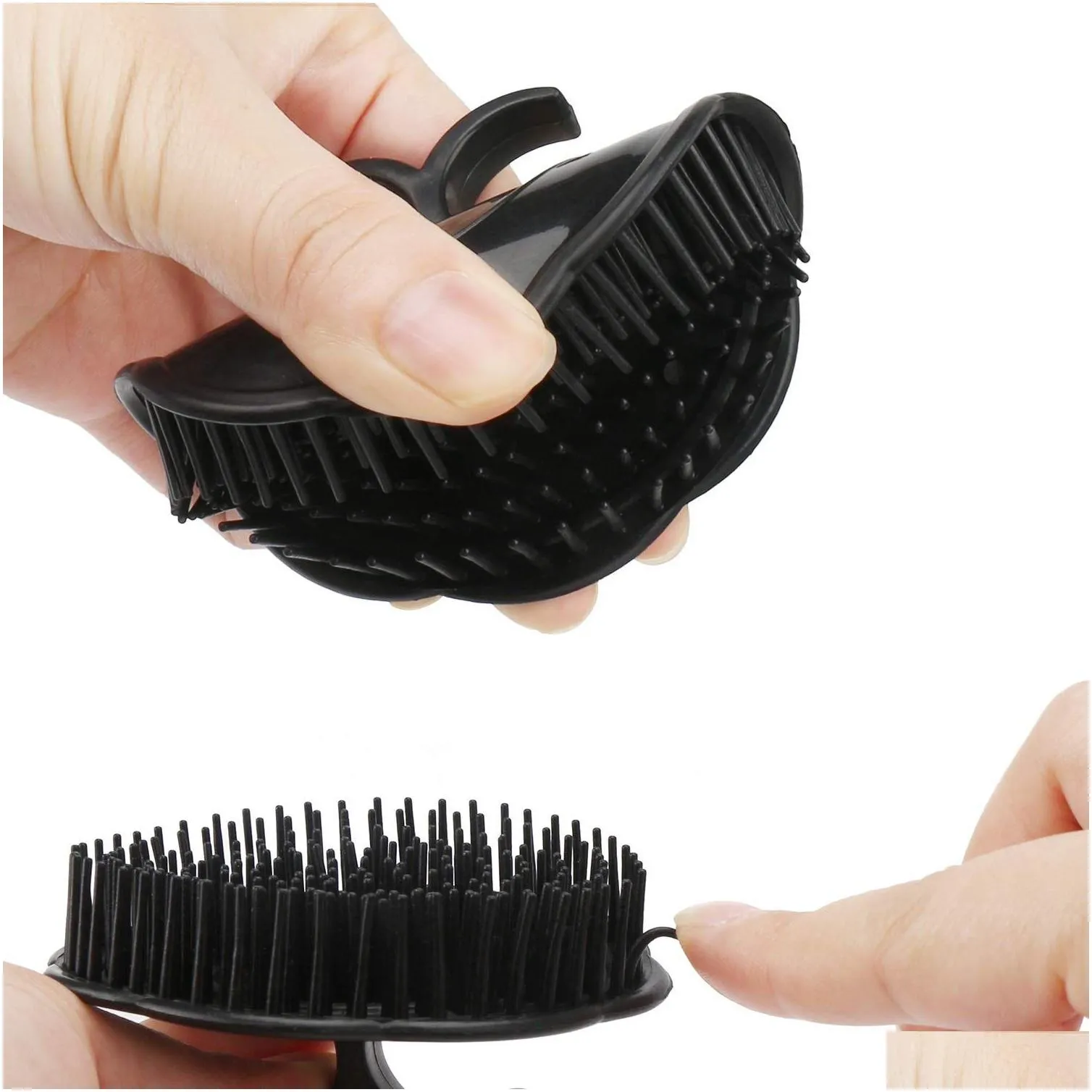 hair brushes l mens shampoo brush scalp masr mas floriated shower comb for deep cleaning hand plastic growth beard pe hairchigonstore