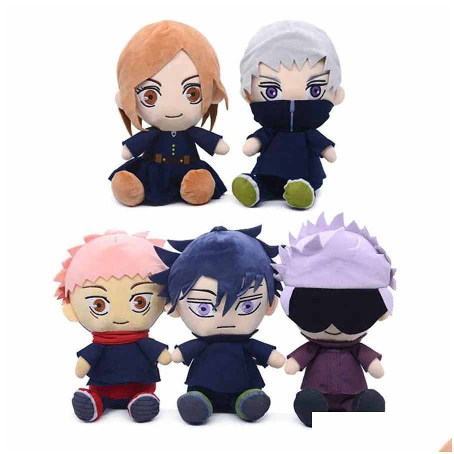 jujutsu kaisen new cosplay plush gojo fushiguro itadori inumaki anime soft speical kawaii doll collection fans gift