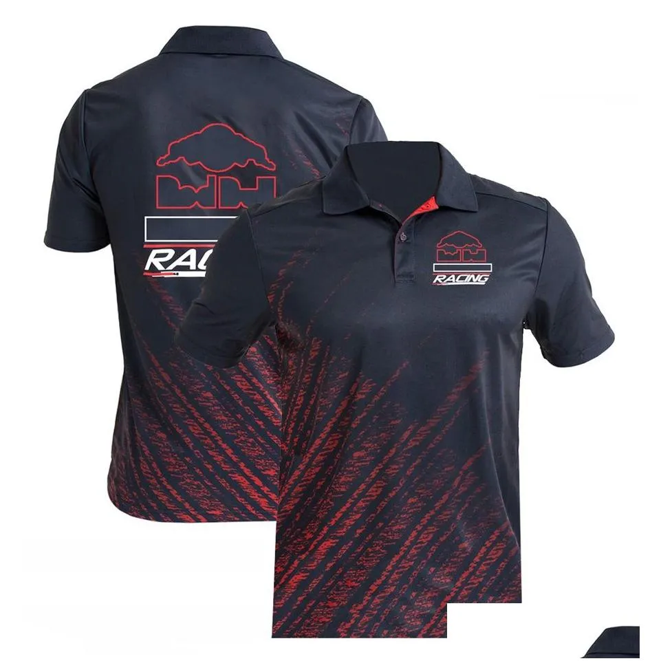 f1 team racing polo shirt t-shirt formula 1 fans racing suit t-shirt short sleeve summer fashion men`s plus size motocross jersey