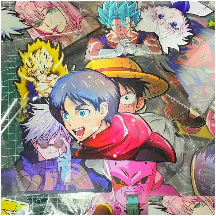 anime sticker spy family demon slayer 3d anime motion stickers outdoor grade protection uv and water proof animation dhl