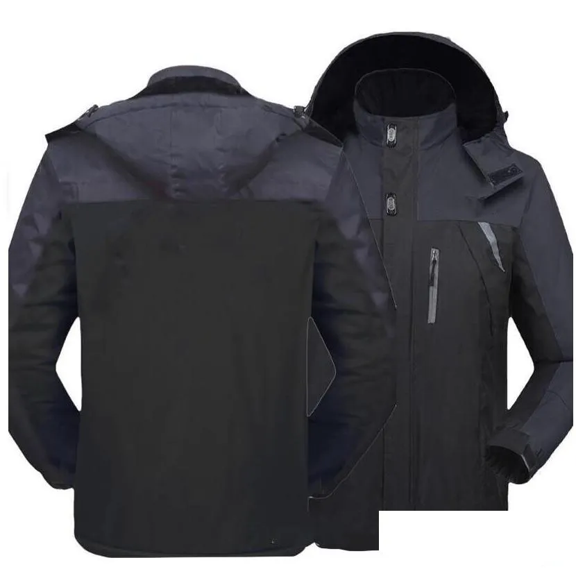 2021 spring and autumn winter motorcycle windbreaker, winter jacket, sports and leisure men`s rainproof jacket, men`s plus velvet