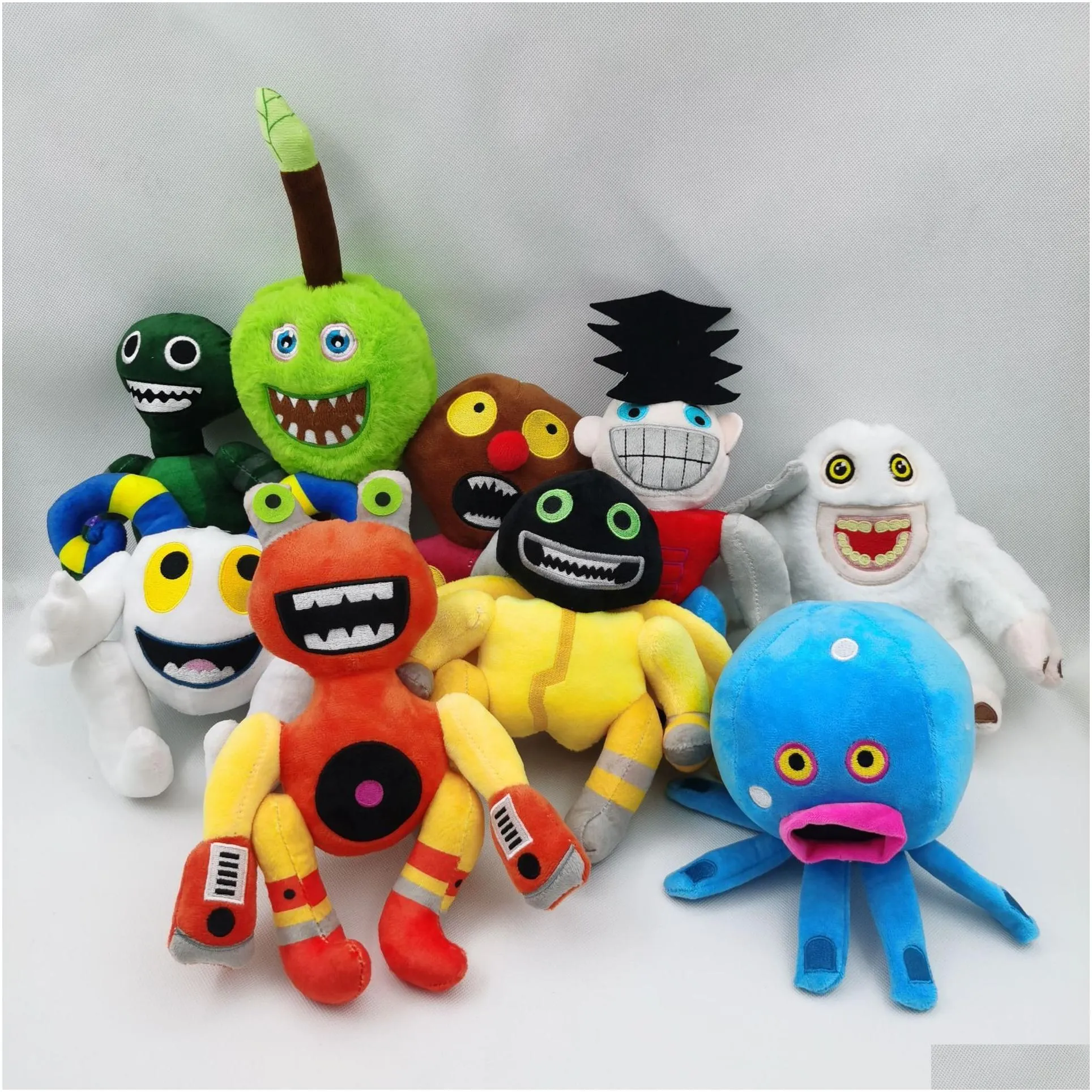 ivcsatb my singing monster plush toys, wubbox plush toys, soft stuffed animal plush dolls, wholesale of gifts for game fans