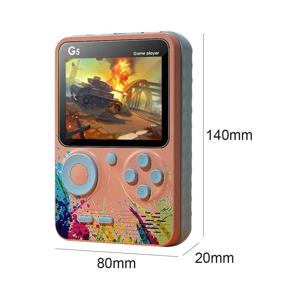 mini g5 handheld game console can store 500 classic games video game consoles portable handheld game players