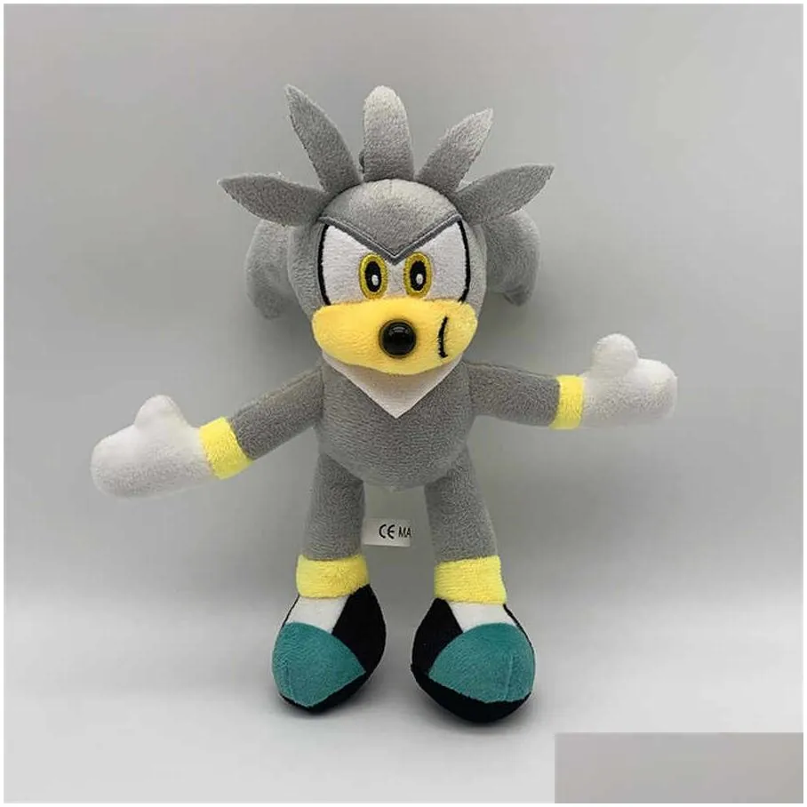 20cm super the hedgehog plush soft toys shadow amy rose knuckles tails soft stuffed peluche dolls gift for kids