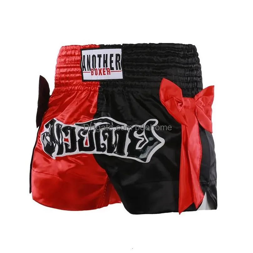 Boxing Trunks Boxing Shorts Men Women Kids Anti-Friction High Elasticity Breathable Muay Thai Kickboxing Mma Sanda Training Pants 2401 Dhimz