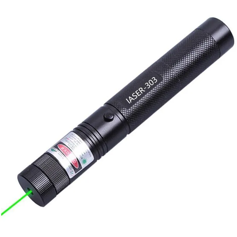 laser pointers 303 green pen 532nm adjustable focus & battery and battery  eu us vc081 0.5w sysr