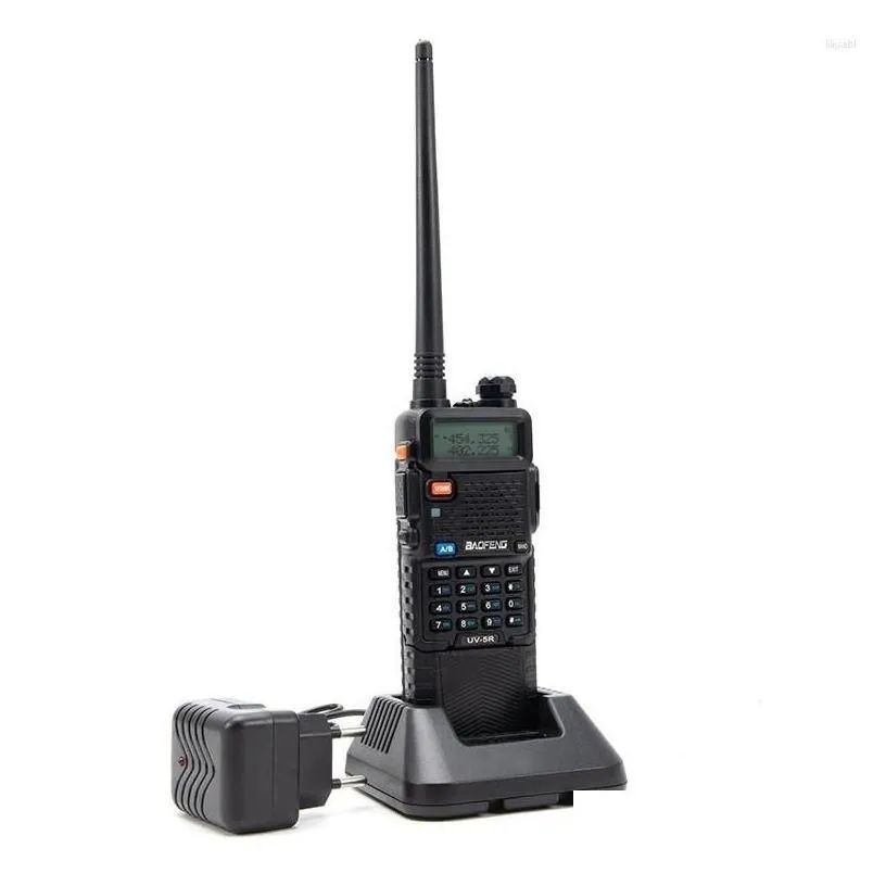 walkie talkie uv-5r baofeng long range enlarge 3800mah 8w dual puv 5r ham radio uv5ra two way for hunting drop delivery dhs3m