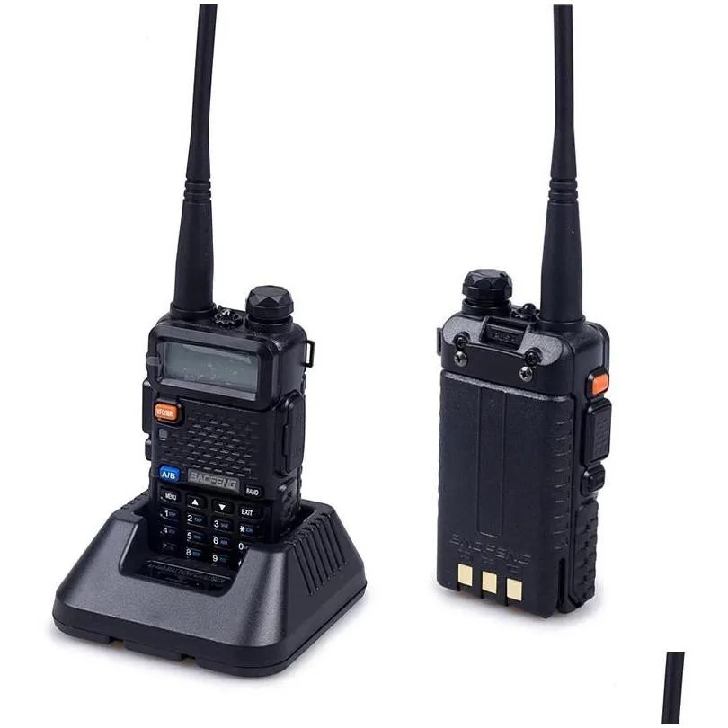 radio baofeng uv5r radio uv5r 5w walkie talkie uv 5r 8w ham radio fm vhf uhf with earphone 1800mah battery